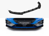 Street PRO Front Splitter + Flaps compatible with Ford Focus ST / ST-Line Mk4