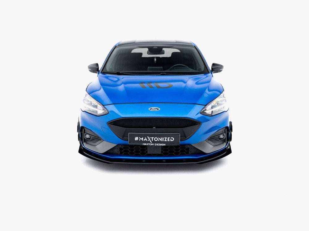 Street PRO Front Splitter + Flaps compatible with Ford Focus ST / ST-Line Mk4