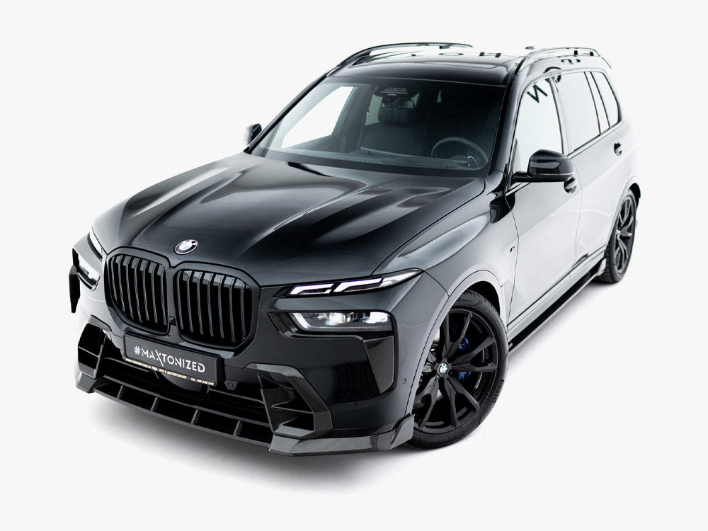 Prepreg Carbon Fiber Front Splitter compatible with BMW X7 M-Pack G07 Facelift