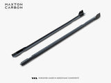 Prepreg Carbon Fiber Side Skirts compatible with BMW X7 M-Pack G07 Facelift