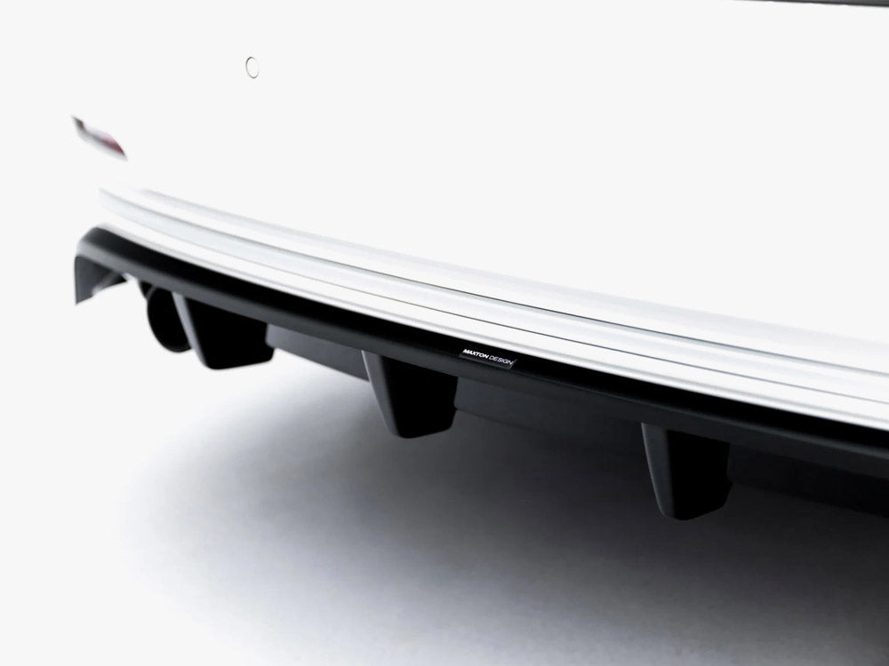 Rear Splitter (Vertical Bars) compatible with BMW 3 Sportline Sedan / Touring F30 / F31