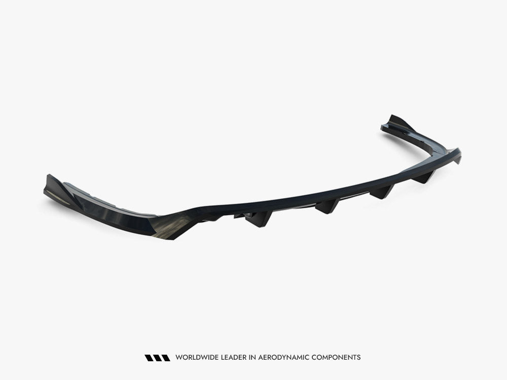 Rear Splitter (Vertical Bars) compatible with BMW 3 Sportline Sedan / Touring F30 / F31