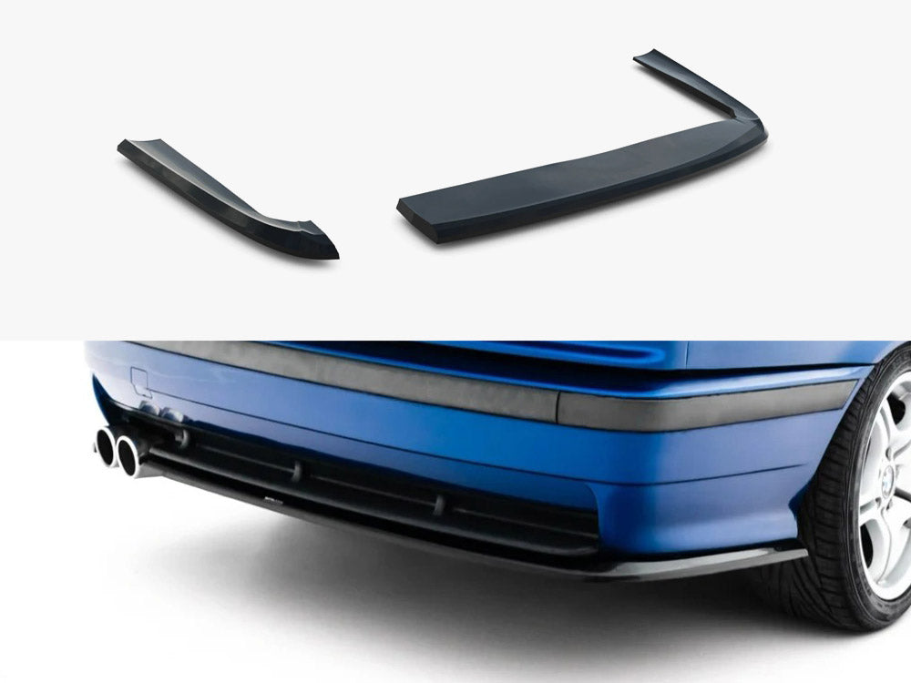 Rear Side Splitters compatible with BMW M3 / 3 M-Pack Coupe / Cabrio E36