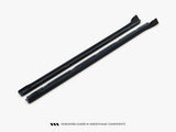 Side Skirt Diffusers V.2 compatible with Porsche Cayenne Sport Design / Turbo SUV / Coupe Mk3 / Mk3 Facelift