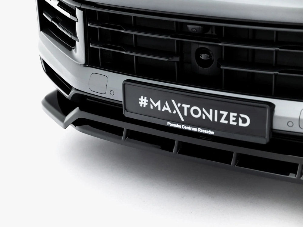 Front Splitter compatible with Porsche Cayenne SUV / Coupe Mk3 Facelift