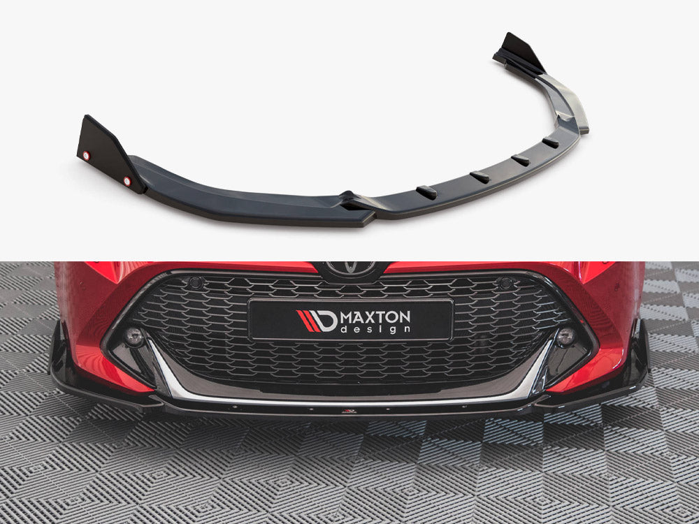 Front Splitter V.1 + Flaps compatible with Toyota Corolla GR Sport XII