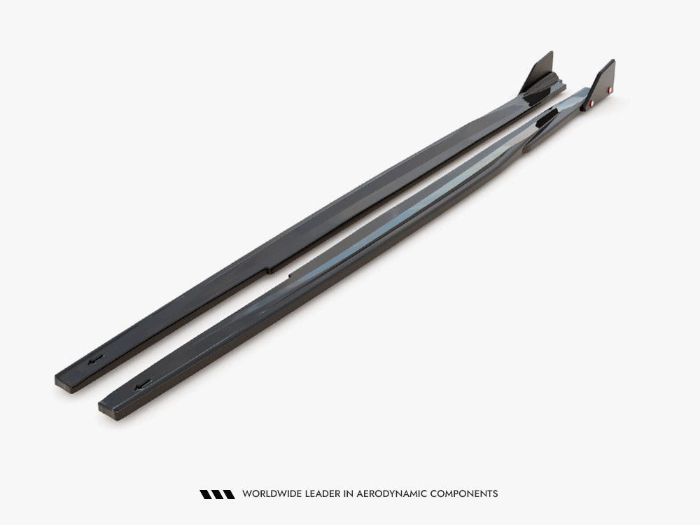 Side Skirts Diffusers V.1 + Flaps compatible with Toyota Corolla GR Sport Hatchback XII