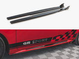 Side Skirts Diffusers V.1 + Flaps compatible with Toyota Corolla GR Sport Hatchback XII