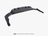 Rear Splitter (Vertical Bars) V.1 compatible with Audi SQ8 / Q8 S Line Mk1 Facelift