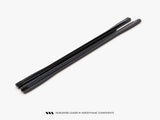 Side Skirts Diffusers V.2 compatible with Audi Q3 S Line / RS Q3 Sportback / SUV F3