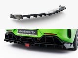 Rear Splitter (Vertical Bars) + LED compatible with Mercedes-AMG GT R C190 Facelift