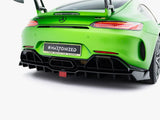 Rear Splitter (Vertical Bars) + LED compatible with Mercedes-AMG GT R C190 Facelift