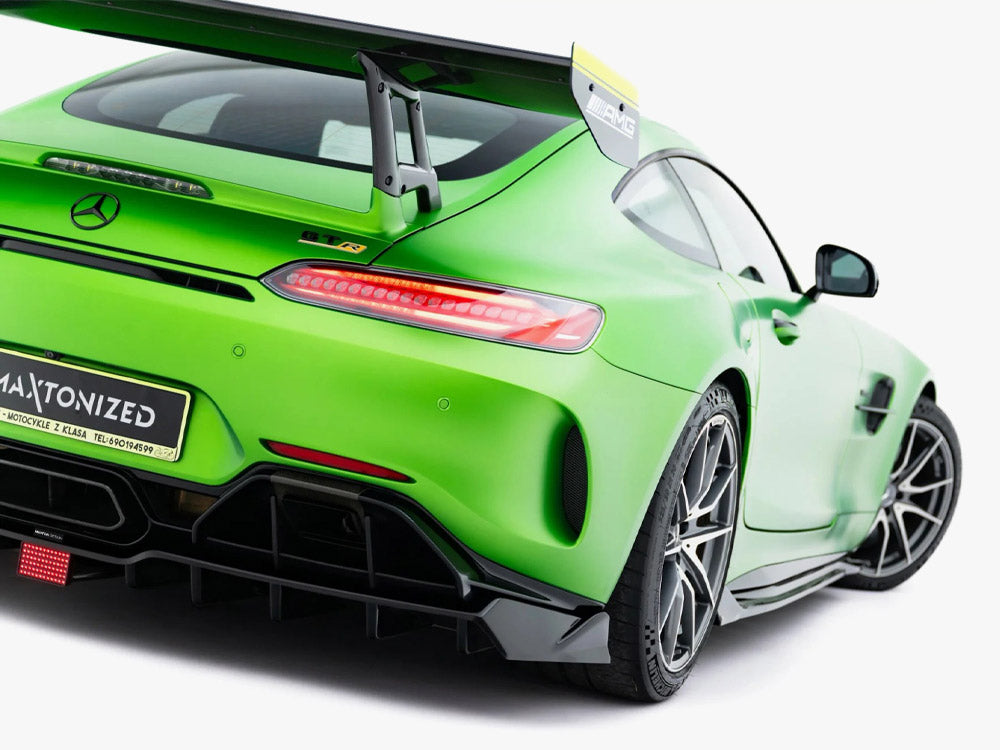 Rear Splitter (Vertical Bars) + LED compatible with Mercedes-AMG GT R C190 Facelift
