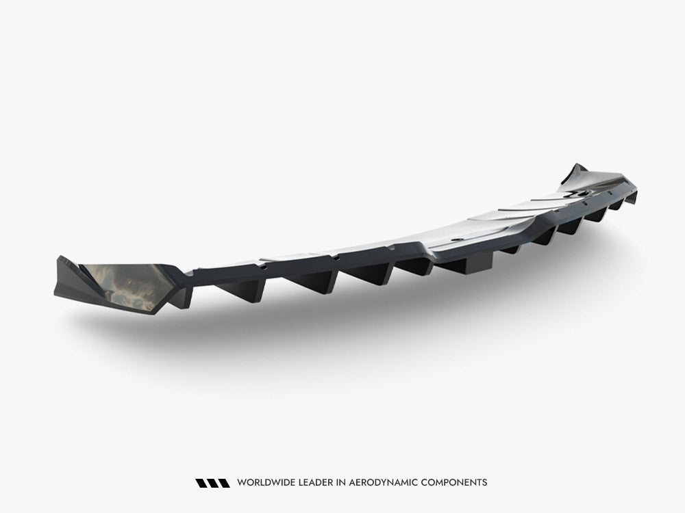 Rear Splitter (Vertical Bars) + LED compatible with Mercedes-AMG GT R C190 Facelift