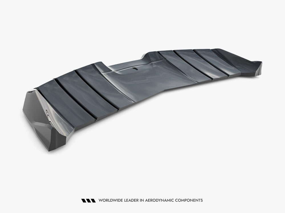 Rear Splitter (Vertical Bars) + LED compatible with Mercedes-AMG GT R C190 Facelift