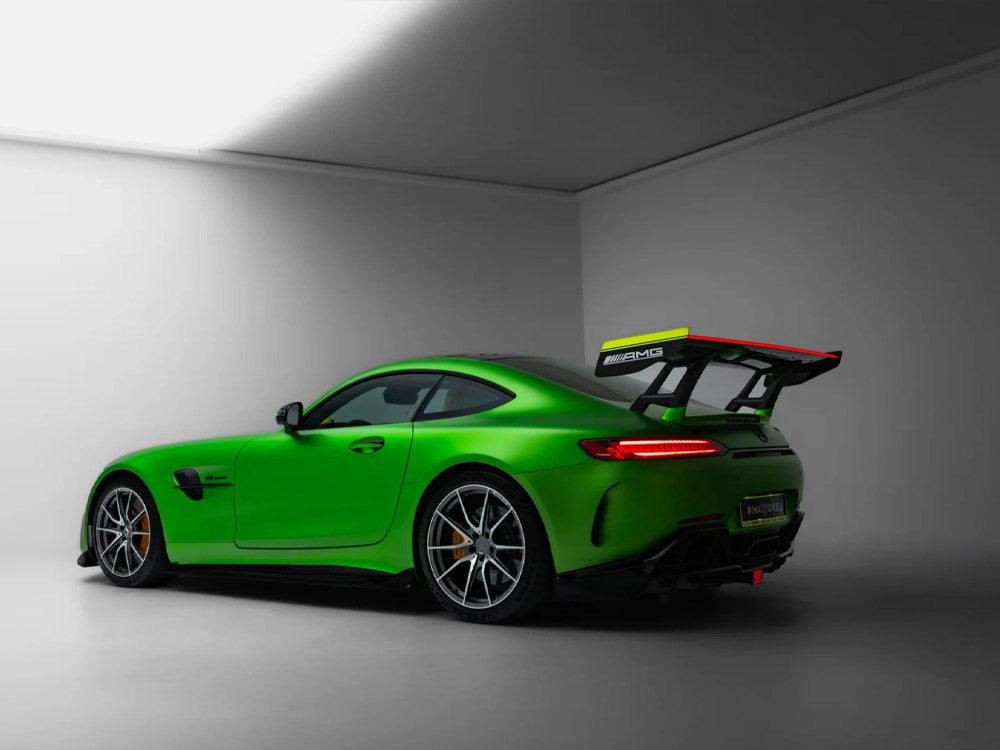 Carbon Spoiler + LED compatible with Mercedes-AMG GT R C190 Facelift