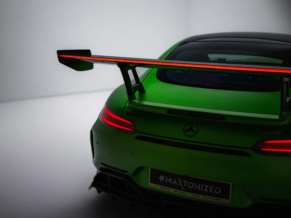 Carbon Spoiler + LED compatible with Mercedes-AMG GT R C190 Facelift