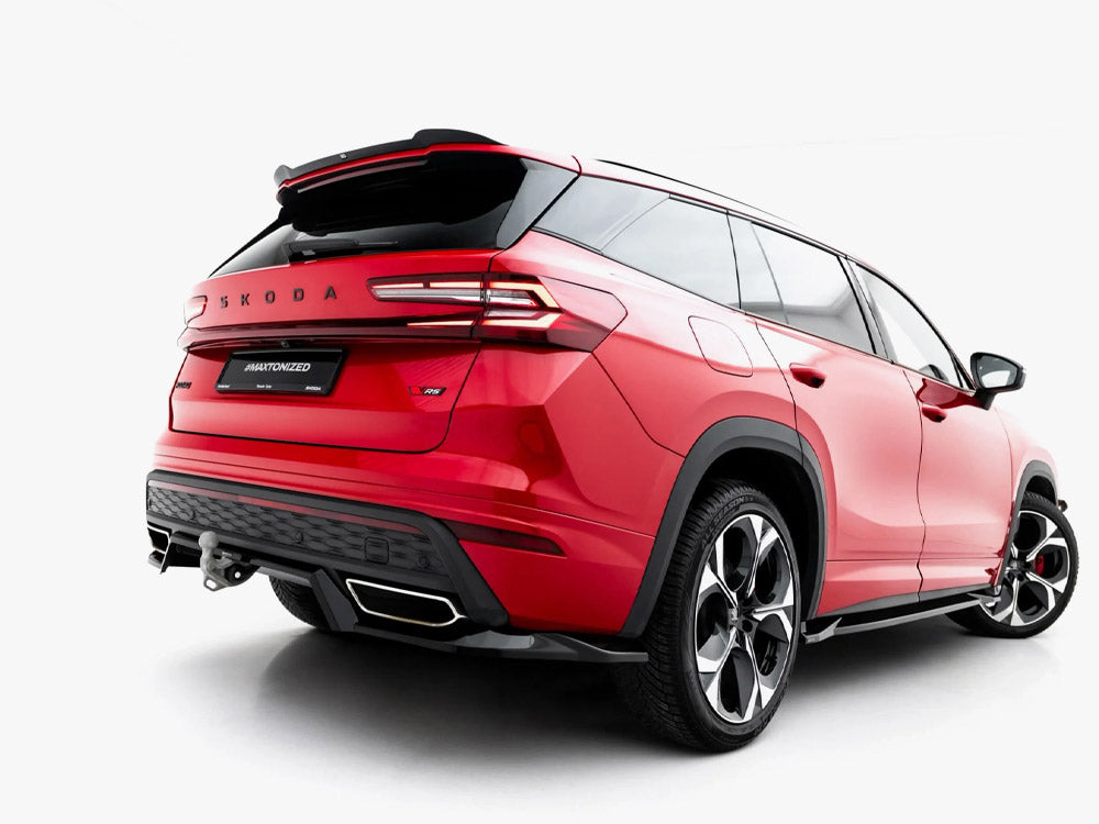 Rear Splitter (Vertical Bars) compatible with Skoda Kodiaq RS Mk2