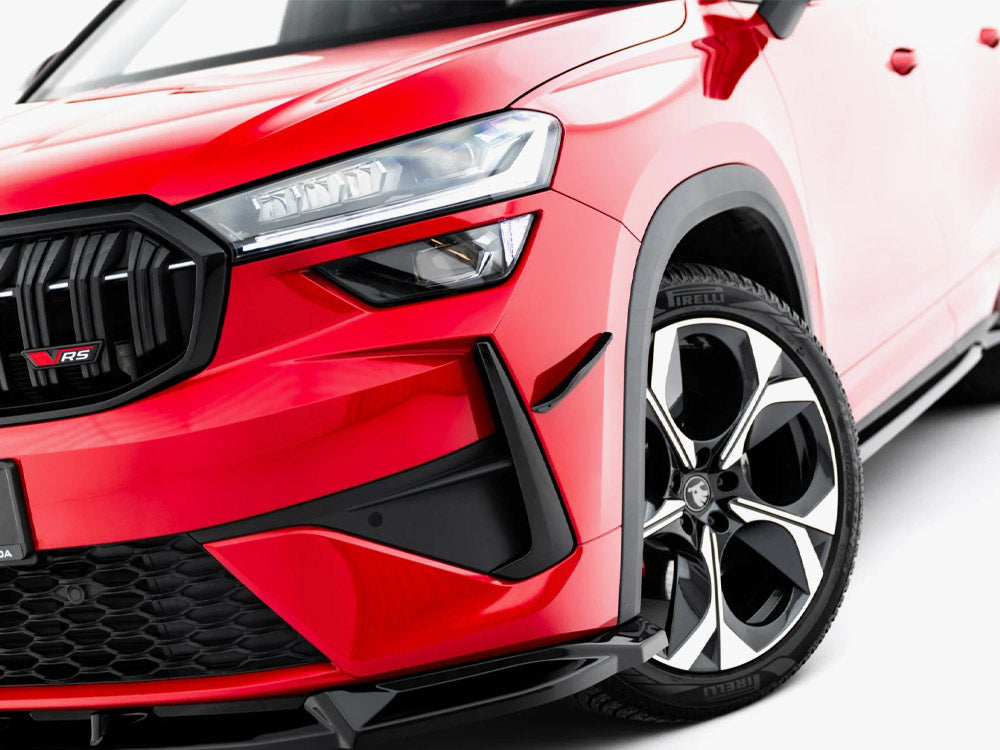 Front Bumper Wings (Canards) compatible with Skoda Kodiaq RS Mk2