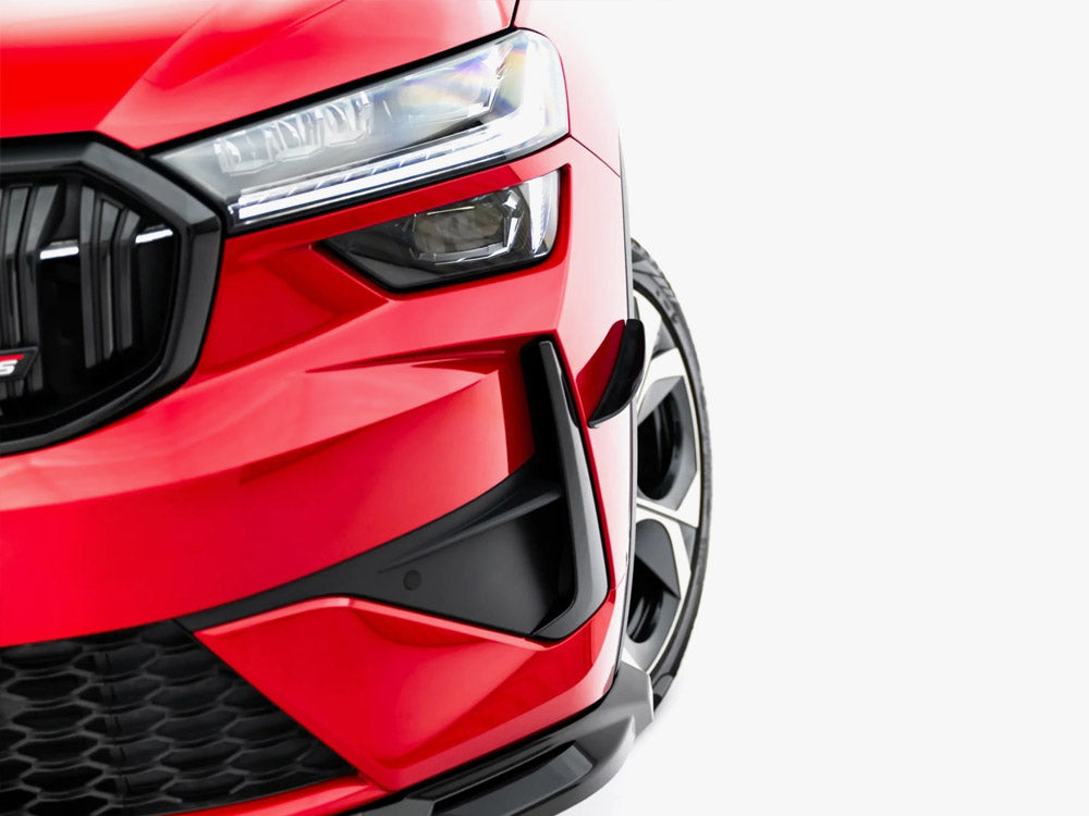 Front Bumper Wings (Canards) compatible with Skoda Kodiaq RS Mk2