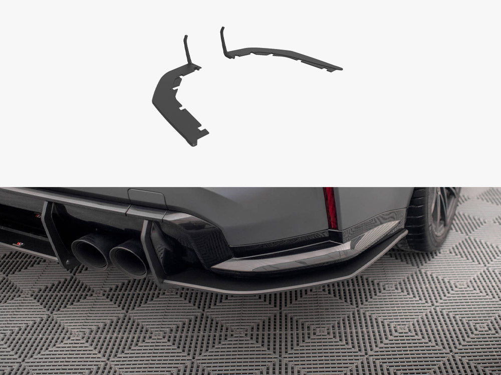 Street PRO Rear Side Splitters V.1 compatible with BMW M3 Sedan / Touring G80 / G81