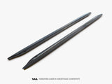 Side Skirts Diffusers V.1 compatible with BMW M3 Sedan / Touring G80 / G81