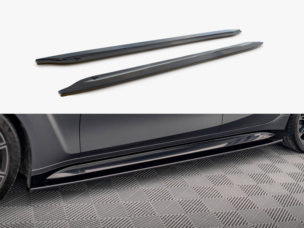 Side Skirts Diffusers V.1 compatible with BMW M3 Sedan / Touring G80 / G81