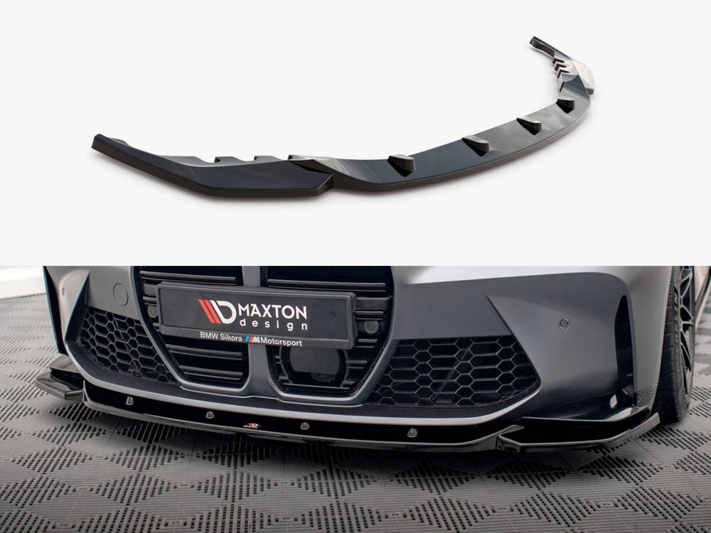 Front Splitter V.2 compatible with BMW M3 Sedan / Touring G80 / G81