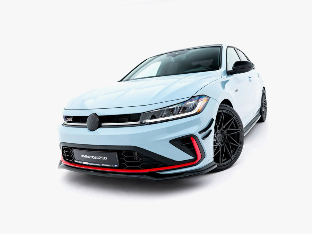 Front Splitter V.2 compatible with Volkswagen Jetta GLI Mk7 Facelift 2