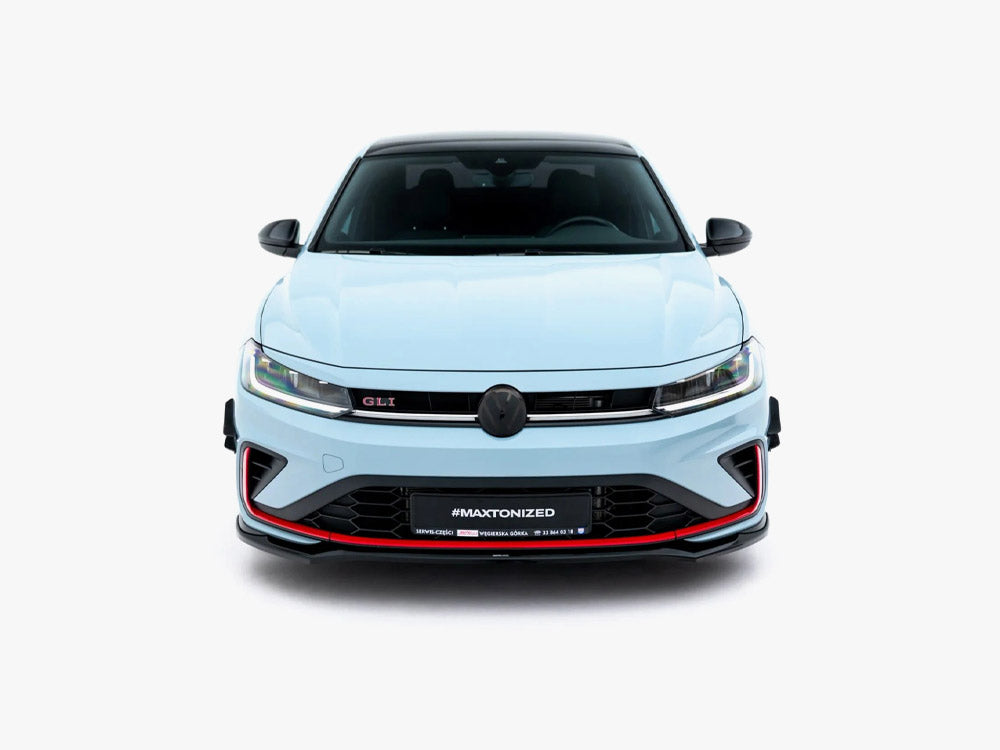 Front Splitter V.2 compatible with Volkswagen Jetta GLI Mk7 Facelift 2