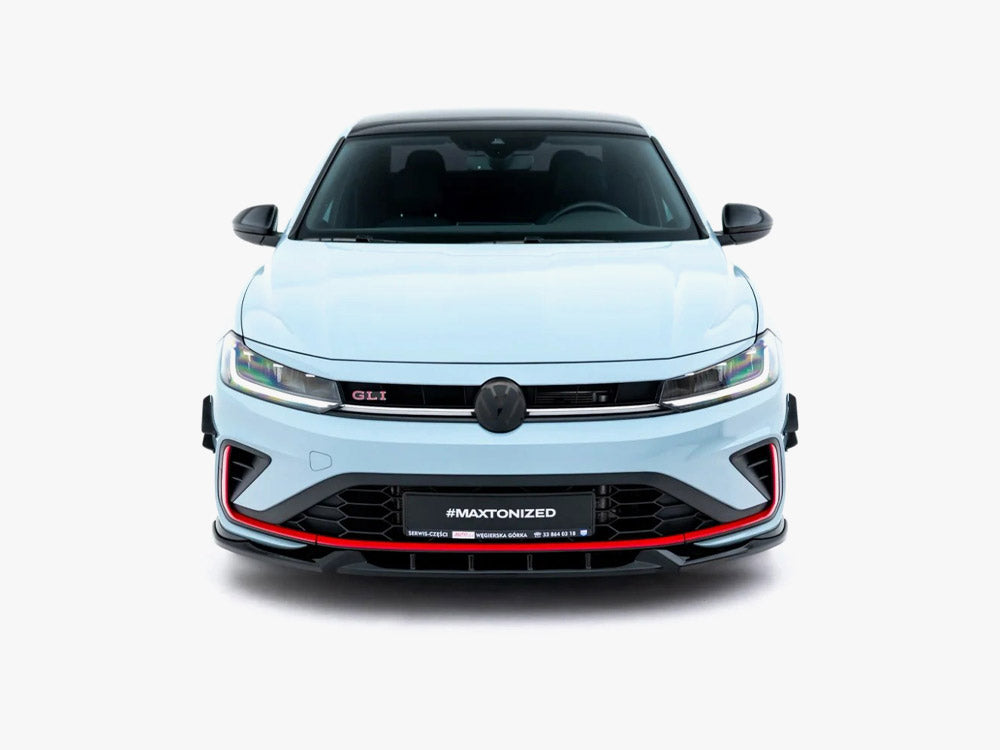 Front Splitter V.1 compatible with Volkswagen Jetta GLI Mk7 Facelift 2