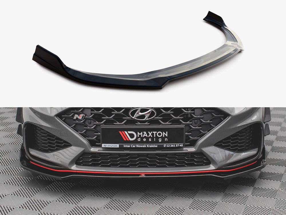 Front Splitter V.3 compatible with Hyundai i30 N / i30 N Line Hatchback / Fastback Mk3 Facelift