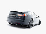 Rear Side Splitters V.1 compatible with Tesla Model S Mk1