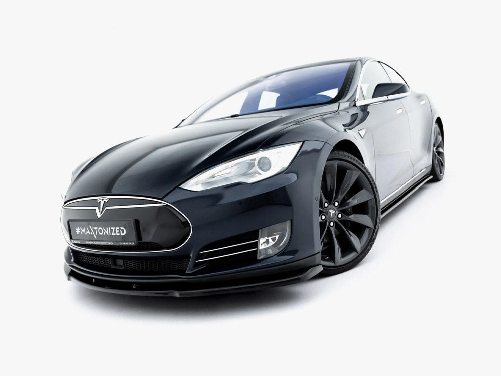 Front Splitter V.1 compatible with Tesla Model S Mk1