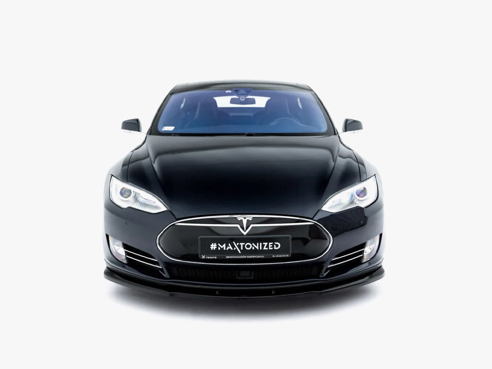 Front Splitter V.1 compatible with Tesla Model S Mk1