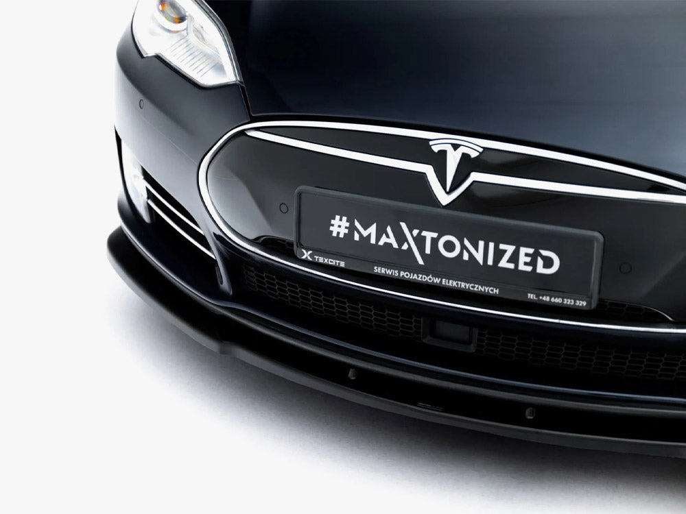 Front Splitter V.1 compatible with Tesla Model S Mk1