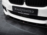 Front Splitter V.4 compatible with BMW 5 M-Pack G30 / G31