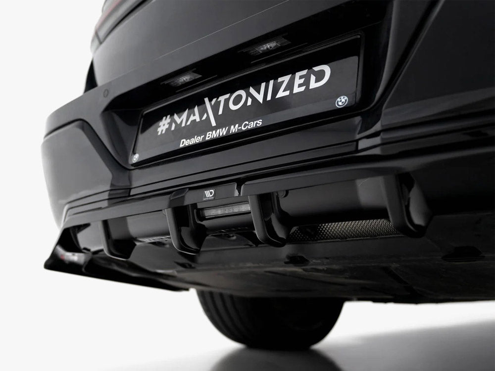 Rear Splitter (Vertical Bars) V.1 compatible with BMW 7 M-Pack G70