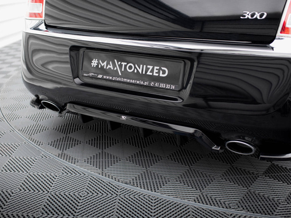 Rear Splitter (Vertical Bars) compatible with Chrysler 300 Mk2