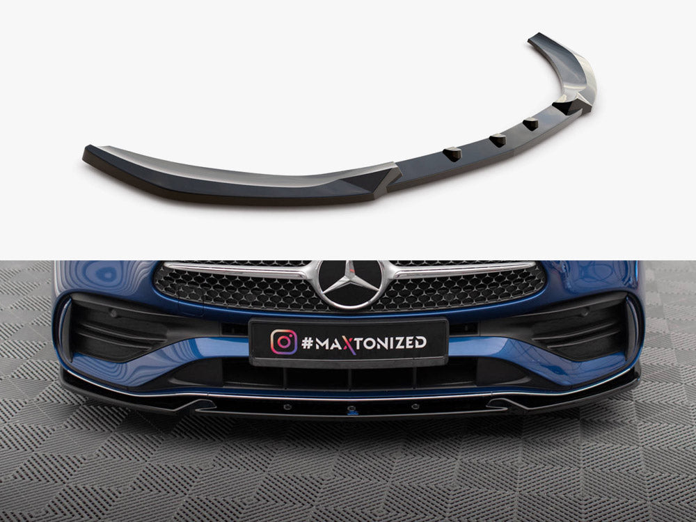 Front Splitter V.1 compatible with Mercedes-Benz C AMG Line / 43 AMG W206