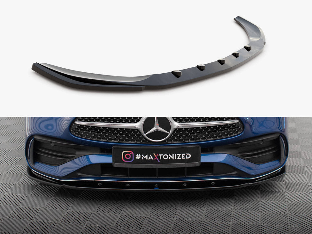 Front Splitter V.2 compatible with Mercedes-Benz C AMG Line / 43 AMG W206