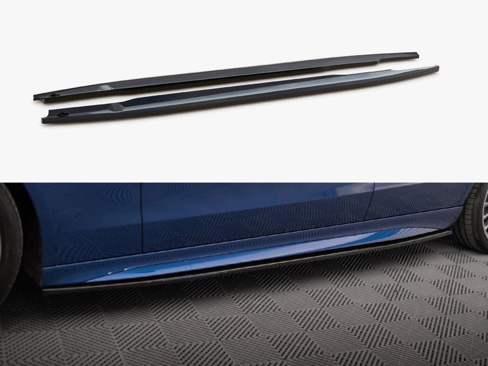 Side Skirts Diffusers compatible with Mercedes-Benz C AMG Line / 43 AMG W206