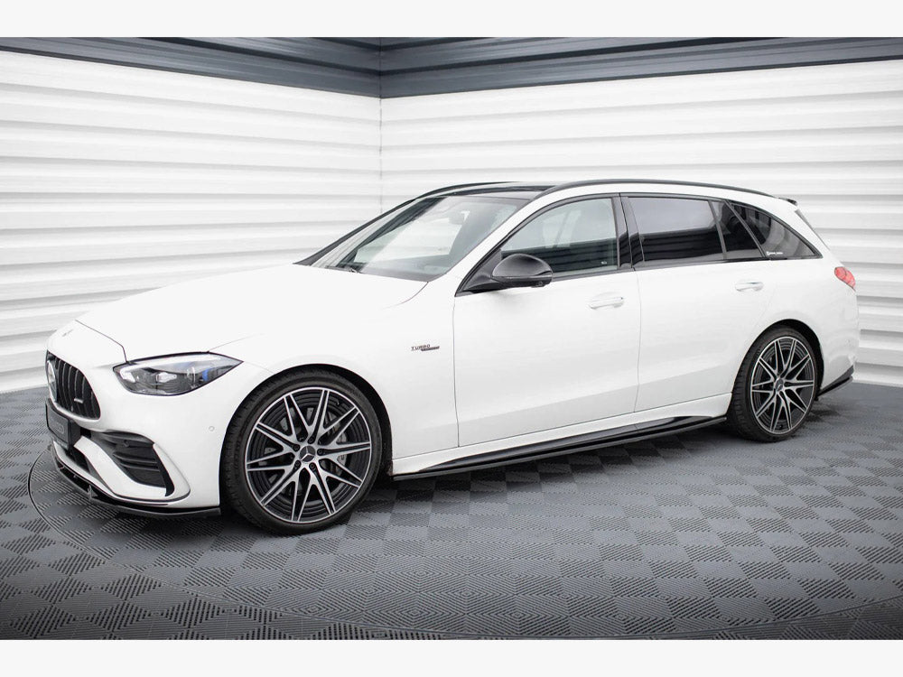 Side Skirts Diffusers compatible with Mercedes-Benz C AMG Line / 43 AMG W206