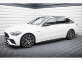 Side Skirts Diffusers compatible with Mercedes-Benz C AMG Line / 43 AMG W206