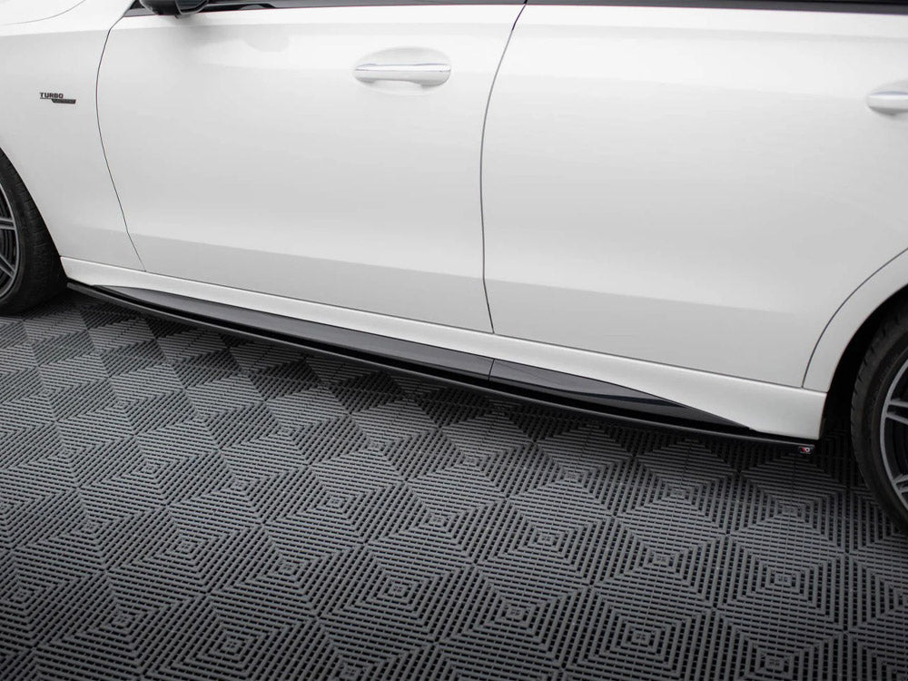 Side Skirts Diffusers compatible with Mercedes-Benz C AMG Line / 43 AMG W206