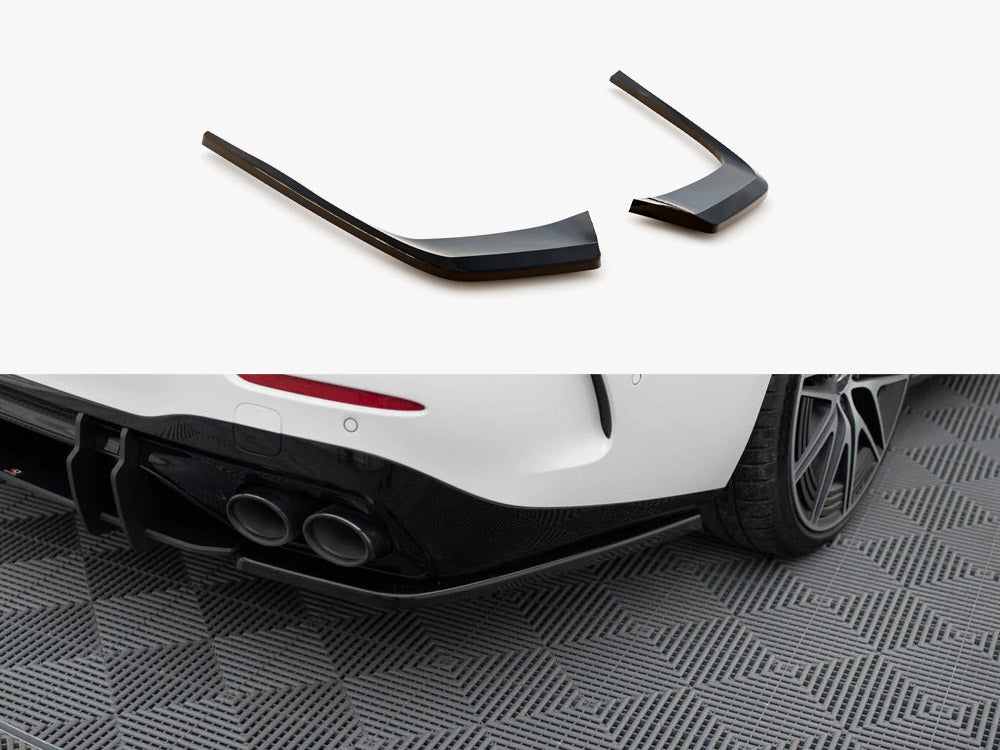Rear Side Splitters compatible with Mercedes-Benz C AMG Line / 43 AMG W206