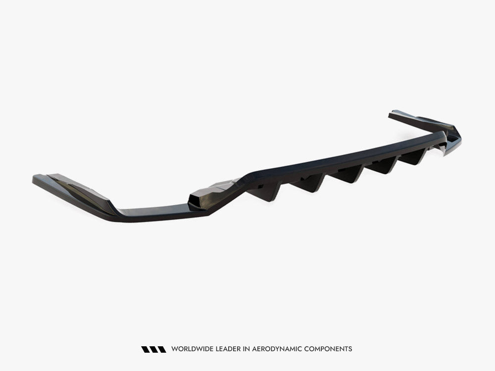 Rear Splitter (Vertical Bars) compatible with Audi SQ7 Mk2 (4M) Facelift