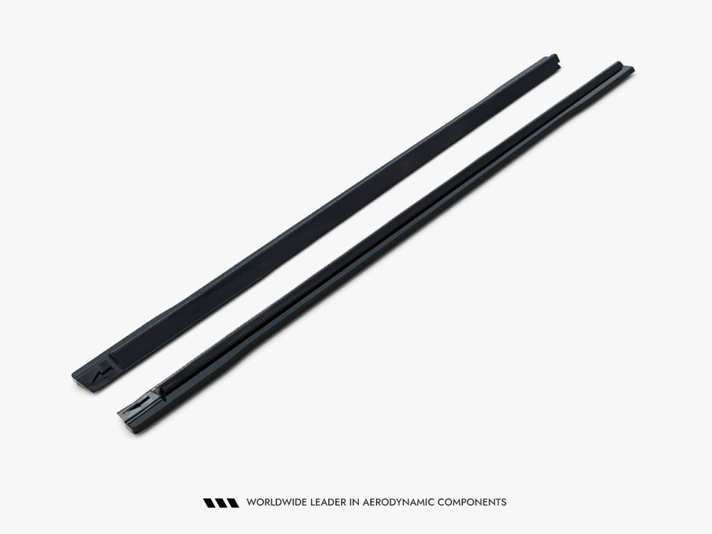 Side Skirts Diffusers compatible with Audi SQ7 / Q7 S Line Mk2 (4M) Facelift