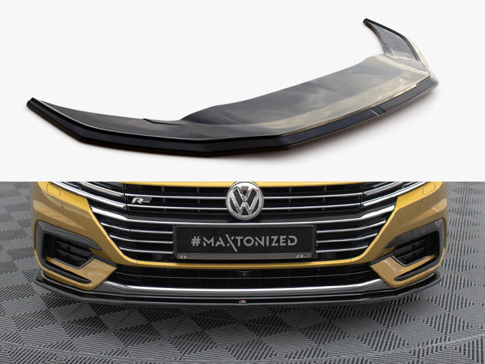 Front Splitter V.1 compatible with Volkswagen Arteon R-Line Sedan / Shooting Brake Mk1
