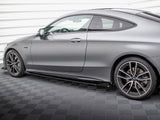 Side Flaps compatible with Mercedes-AMG C43 Coupe / Cabrio C205 Facelift / A205 Facelift